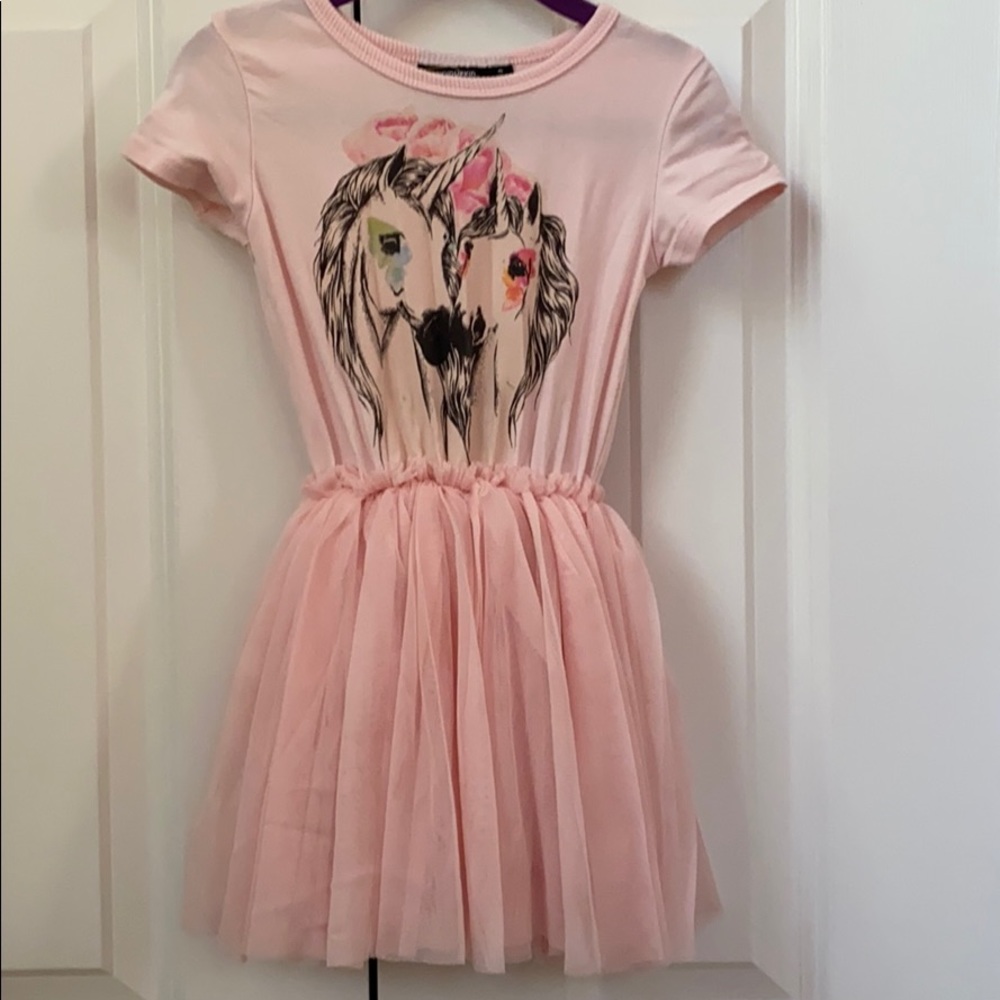 Rockyourkid pink unicorn dress